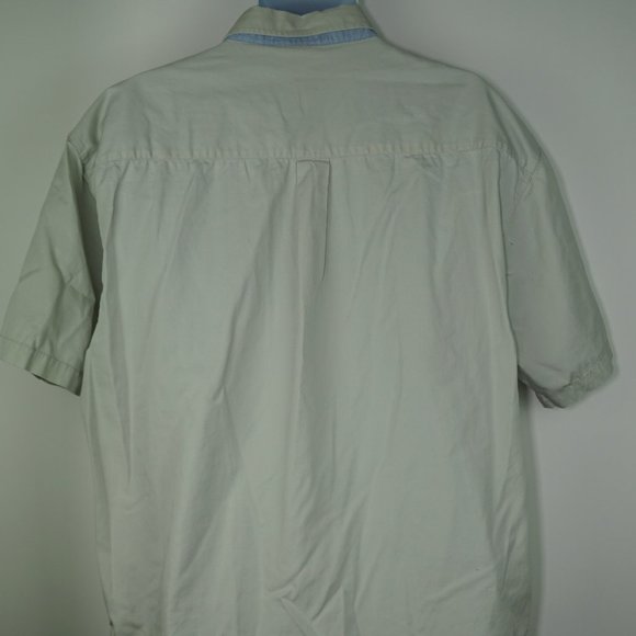 Bugle Boy Button Down Mens Short Sleeve Shirt XL - Picture 4 of 5